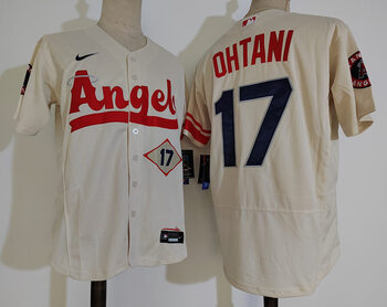 #17 Shohei Ohtani Los Angeles Angels City Connect cream MEN WOMEN YOUTH S-6XL SIZE