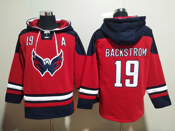#19 Nicklas Backstrom Washington Capitals stitched hoodie jersey MEN WOMEN YOUTH S-6XL SIZE