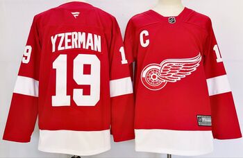 #19 Steve Yzerman Detroit Red Wings stitched hockey jersey red MEN WOMEN YOUTH S-6XL SIZE