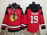 #19 TOEWS CHICAGO BLACKHAWKS stitched hoodie jersey MEN WOMEN YOUTH S-6XL SIZE