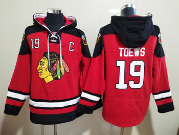 #19 TOEWS CHICAGO BLACKHAWKS stitched hoodie jersey MEN WOMEN YOUTH S-6XL SIZE
