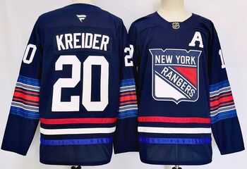 #20 Chris Kreider New York Rangers stitched hockey jersey-navy MEN WOMEN YOUTH S-6XL SIZE