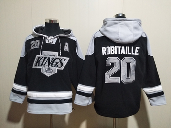 #20 LINE LUC ROBITAILLE Los Angeles Kings stitched hoodie jersey MEN WOMEN YOUTH S-6XL SIZE