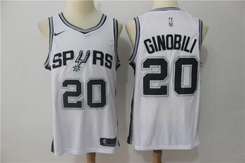 #20 Manu Ginobili San Antonio Spurs Fanatics Fast Break Replica Jersey Association Edition White MEN WOMEN YOUTH S-6XL SIZE