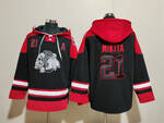 #21 MIKITA CHICAGO BLACKHAWKS stitched hoodie jersey-black MEN WOMEN YOUTH S-6XL SIZE