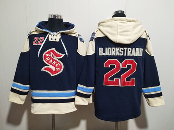 #22 BJORKSTRAND Seattle Kraken stitched hoodie jersey MEN WOMEN YOUTH S-6XL SIZE