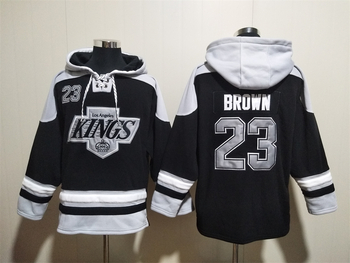 #23 BROWN Los Angeles Kings stitched hoodie jersey MEN WOMEN YOUTH S-6XL SIZE