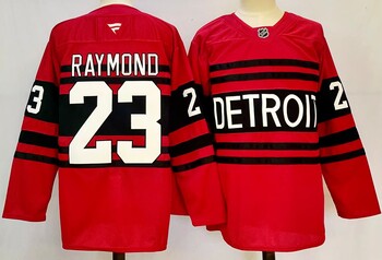 #23 Lucas Raymond Detroit Red Wings stitched hockey jersey MEN WOMEN YOUTH S-6XL SIZE