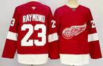 #23 Lucas Raymond Detroit Red Wings stitched hockey jersey red MEN WOMEN YOUTH S-6XL SIZE