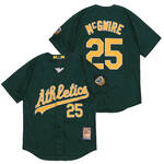 #25 Mark McGwire Oakland A’s retro Jersey black