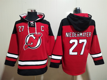#27 NIEDERMAYER New Jersey Devils Breakaway stitched hoodie jersey MEN WOMEN YOUTH S-6XL SIZE