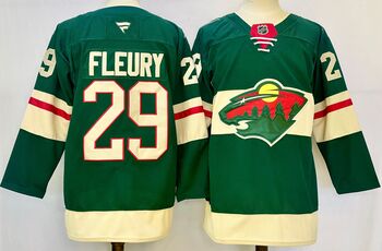 #29 Marc-Andre Fleury Minnesota Wild  stitched hockey jersey MEN WOMEN YOUTH S-6XL SIZE