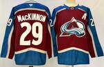 #29 Nathan MacKinnon Navy Colorado Avalanche stitched hockey jersey