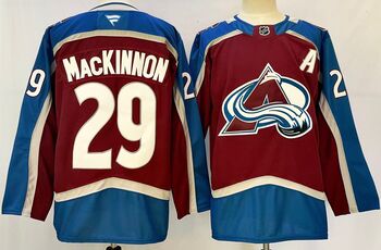 #29 Nathan MacKinnon Navy Colorado Avalanche stitched hockey jersey MEN WOMEN YOUTH S-6XL SIZE