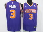 #3 Chris Paul Phoenix Suns basketball Jersey Association Edition purple MEN WOMEN YOUTH S-6XL SIZE
