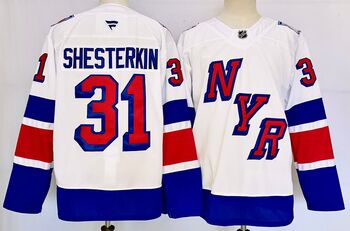 #31 Igor Shesterkin New York Rangers stitched hockey jersey-white MEN WOMEN YOUTH S-6XL SIZE