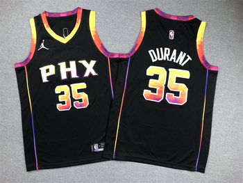 #35 Kevin Durant Phoenix Suns basketball Jersey Association Edition black MEN WOMEN YOUTH S-6XL SIZE