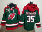 #35 SCHNEIDER New Jersey Devils Breakaway stitched hoodie jersey MEN WOMEN YOUTH S-6XL SIZE