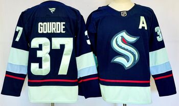 #37 Yanni Gourde Seattle Kraken stitched hockey jersey MEN WOMEN YOUTH S-6XL SIZE