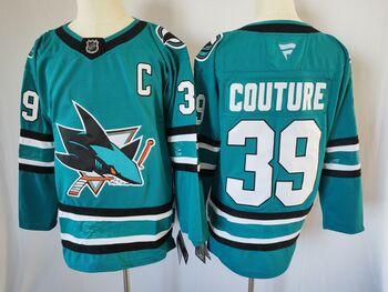 #39 Logan COUTURE San Jose SHARKS stitched hockey jersey MEN WOMEN YOUTH S-6XL SIZE
