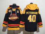 #40 Elias Pettersson Vancouver Canucks stitched hoodie jersey