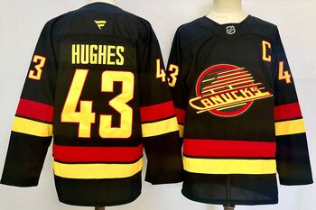 #43 Quinn Hughes Vancouver Canucks stitched hockey jersey MEN WOMEN YOUTH S-6XL SIZE