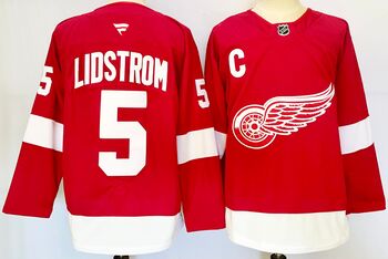 #5 Nicklas Lidstrom Detroit Red Wings stitched hockey jersey MEN WOMEN YOUTH S-6XL SIZE