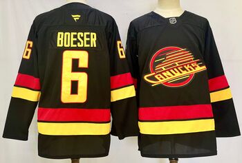 #6 Brock Boeser Vancouver Canucks stitched hockey jersey MEN WOMEN YOUTH S-6XL SIZE