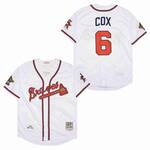 #6 COX Atlanta Braves 1999 Mitchell & Ness white