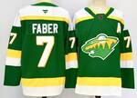 #7 Brock Faber Minnesota Wild  stitched hockey jersey MEN WOMEN YOUTH S-6XL SIZE