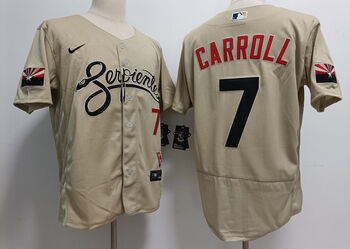 #7 Corbin Carroll Arizona Diamondbacks City Connect baseball jersey MEN WOMEN YOUTH S-6XL SIZE