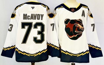 #73  Charlie McAvoy white Boston Bruins  Premier Breakaway hockey jersey MEN WOMEN YOUTH S-6XL SIZE