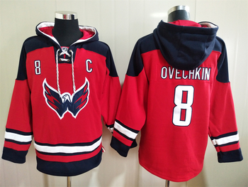 #8 Alexander Ovechkin Washington Capitals stitched hoodie jersey MEN WOMEN YOUTH S-6XL SIZE