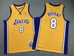 #8 Kobe Bryant Los Angeles Lakers Home stitched basketball jersey
