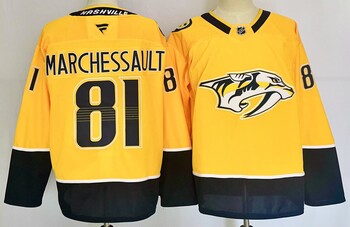#81 Jonathan Marchessault Nashville Predators Premier Breakaway stitched hockey jersey MEN WOMEN YOUTH S-6XL SIZE