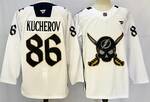 #86 Nikita Kucherov Blue Tampa Bay Lightning  stitched hockey jersey-white MEN WOMEN YOUTH S-6XL SIZE