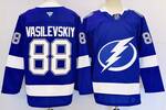 #88 Andrei Vasilevskiy Blue Tampa Bay Lightning stitched hockey jersey