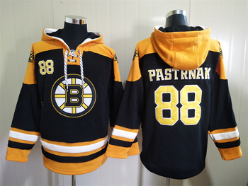 #88 David Pastrnak black Boston Bruins Premier stitched hoodie jersey MEN WOMEN YOUTH S-6XL SIZE