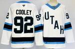 #92 COOLEY  Utah Hockey stitched hockey jersey-white MEN WOMEN YOUTH S-6XL SIZE