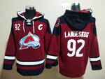 #92 Gabriel Landeskog Colorado Avalanche stitched hoodie jersey MEN WOMEN YOUTH S-6XL SIZE