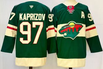 #97 Kirill Kaprizov Minnesota Wild  stitched hockey jersey MEN WOMEN YOUTH S-6XL SIZE