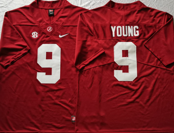 Alabama Crimson Tide Red 9 YOUNG Football Jersey MEN WOMEN YOUTH S-6XL SIZE