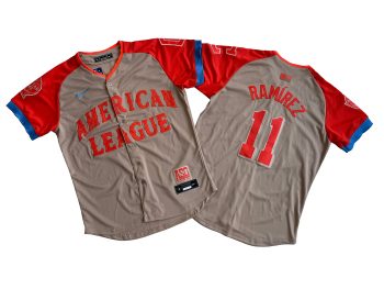 American League Jose Ramirez Cream 2024 MLB All-Star Game Limited Player Jersey MEN WOMEN YOUTH S-6XL SIZE