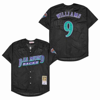 Arizona Diamondbacks Matt Williams Mitchell & Ness Black Cooperstown Collection Batting Practice Jersey men women youth size S-6XL