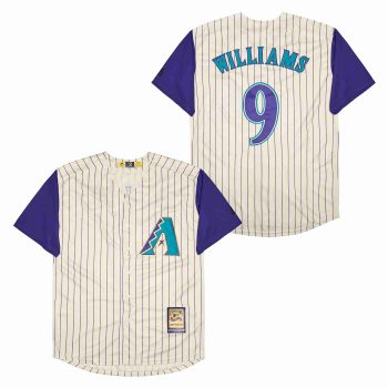 Arizona Diamondbacks Matt Williams Mitchell & Ness cream men women youth size S-6XL