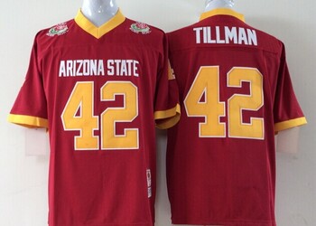 Arizona State #42 Pat Tillman Maroon High School Jerseys Football Jersey MEN WOMEN YOUTH S-6XL SIZE