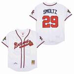 Atlanta Braves #29 John Smoltz retro baseball jersey men women youth size S-6XL