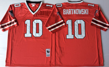 Atlanta Falcons Red #10 BARTKOWSKI Mitchell & Ness Football Jersey Retro men women youth size S-6XL
