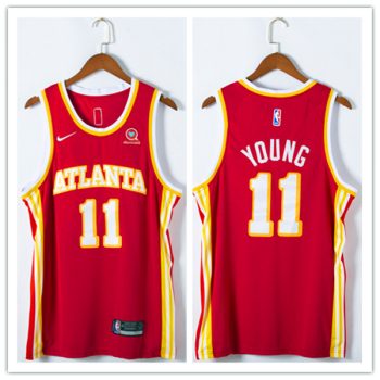 Atlanta Hawks #11 Trae Young stitched basketball jersey red MEN WOMEN YOUTH S-6XL SIZE