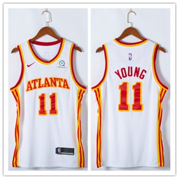 Atlanta Hawks #11 Trae Young stitched basketball jersey white MEN WOMEN YOUTH S-6XL SIZE